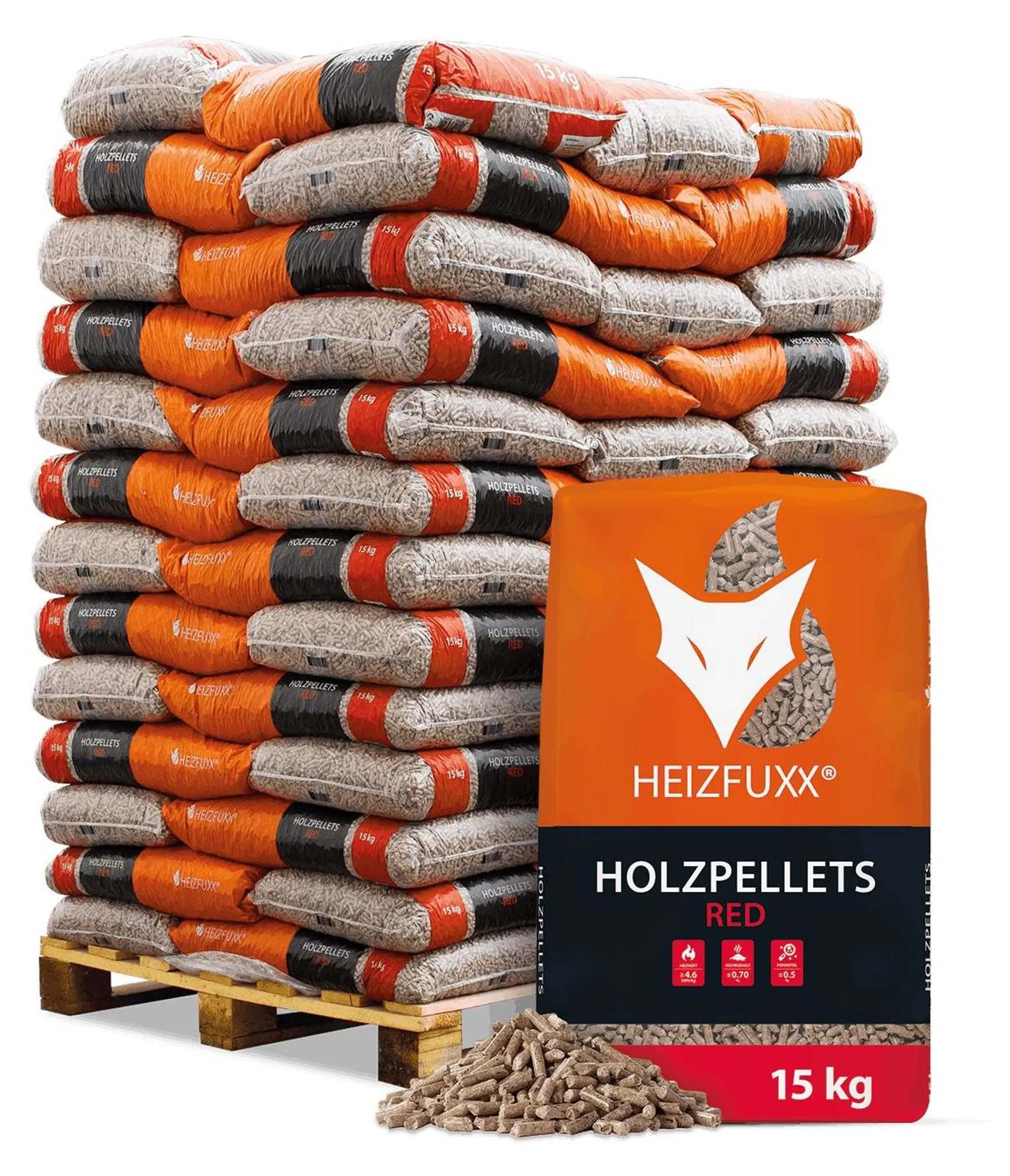 8120fe22b2e5776d13bbd82ed15e9fa2.webp HEIZFUXX Holzpellets Red 975 kg (65 x 15 kg) – Image 1