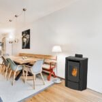 Sannover Anita 7,6 kW Schwarz – Programmierbarer Pelletofen mit hoher Effizienz – Image 2