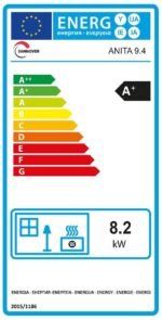Sannover Anita 7,6 kW Schwarz – Programmierbarer Pelletofen mit hoher Effizienz – Image 5