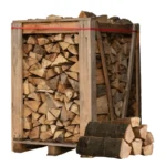 2x Paletten (Weißeiche + Buche/Hainbuche) – 30cm-Scheite