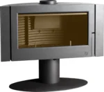 Invicta Antaya Panorama Kaminofen 12 kW aus Gusseisen – Bild 3