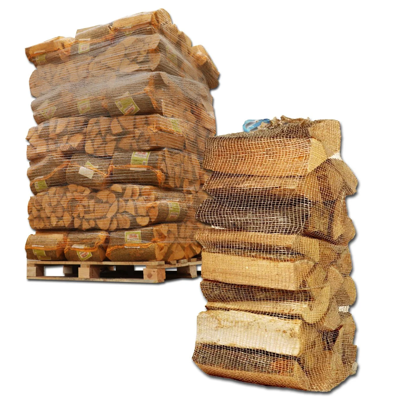 bois-filet-de-buches-produit-1-1.webp 40 Netze mit 25 kg Holzscheiten – Hartholz-Mischung, 30 cm – Bild 1