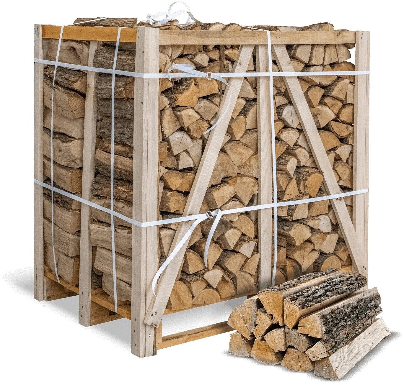 heizfuxx-brennholz-eiche-25-cm-1-rm-500kg-hei2510.jpg 2x Paletten (Weißeiche + Buche/Hainbuche) – 50cm-Scheite – Bild 1
