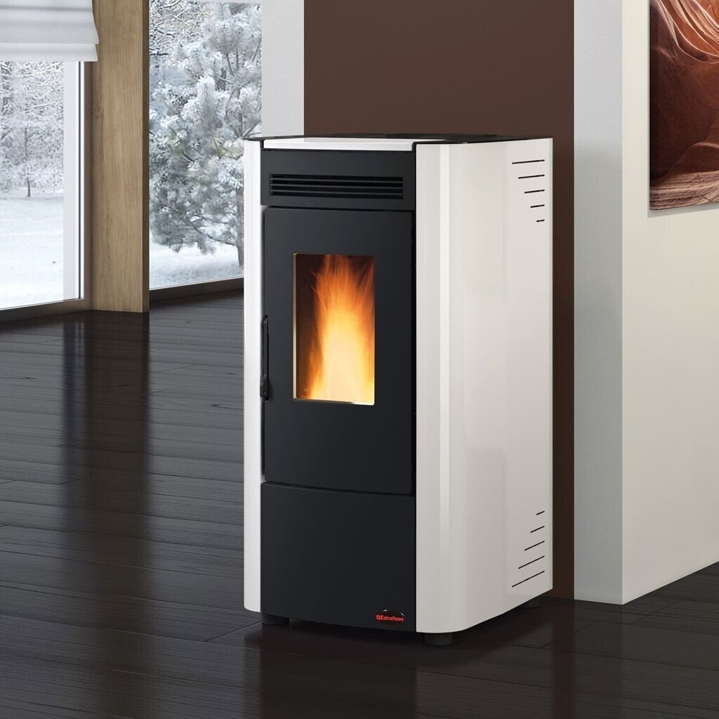 la-nordica-extraflame-ketty-5-0-6-5-kw-stahl-weiss-1292200.jpg La Nordica Extraflame Ketty 5.0 6,5 kW Weiß – Kompakter Pelletofen mit hoher Effizienz – Bild 1